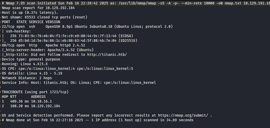 nmap